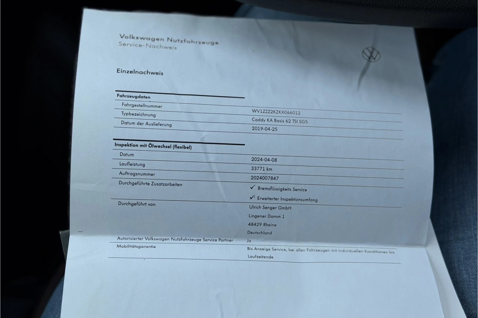 Hoofdafbeelding Volkswagen Caddy
