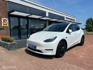Hoofdafbeelding Tesla Model Y Tesla Model Y Performance AWD 75 kWh | Pearl White multi-coat | Per direct beschikbaar in de lease