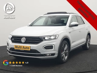 Volkswagen T-Roc 1.5 TSI R-Line 150pk Dealer O.H. | Trekhaak Afn. | Panodak | Adaptive Cruise | Camera | Sportstoelen Verwarmd | Keyless | Apple Carplay | Blis | LED Koplampen | Navigatie | DAB |