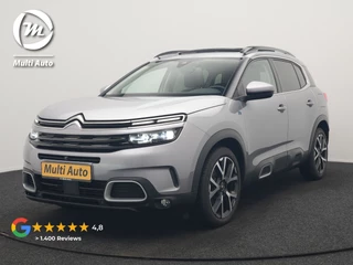 Hoofdafbeelding Citroën C5 Aircross Citroën C5 Aircross 1.6 Shine PHEV 225pk Dealer O.H PHEV | Panodak | 360 Camera | Adaptive Cruise | Lederen Comfortstoelen Verwarmd | Blis | Navigatie | Apple Carplay | Virtual | DAB | 19" L.M. | Plug In Hybrid |