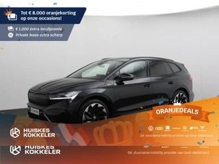 Hoofdafbeelding Škoda Enyaq iV Skoda Enyaq 60 Sportline 180pk Automaat Adaptive cruise control, LED matrix koplampen, Elektrische achterklep, Stuurwiel verwarmd, Navigatie, Achteruitrijcamera, Stoelverwarming