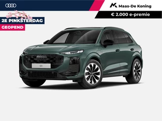 Audi Q3 1.5 200kW e-hybrid S edition 272 PK · Tech plus · Glazen panoramadak · Optiekpakket zwart