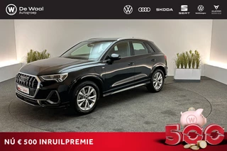 Audi Q3 45 TFSI e 245pk S tronic S line, S edition | S line, Sportstoelen, Achteruitrijcamera, Parkeersensoren V+A |