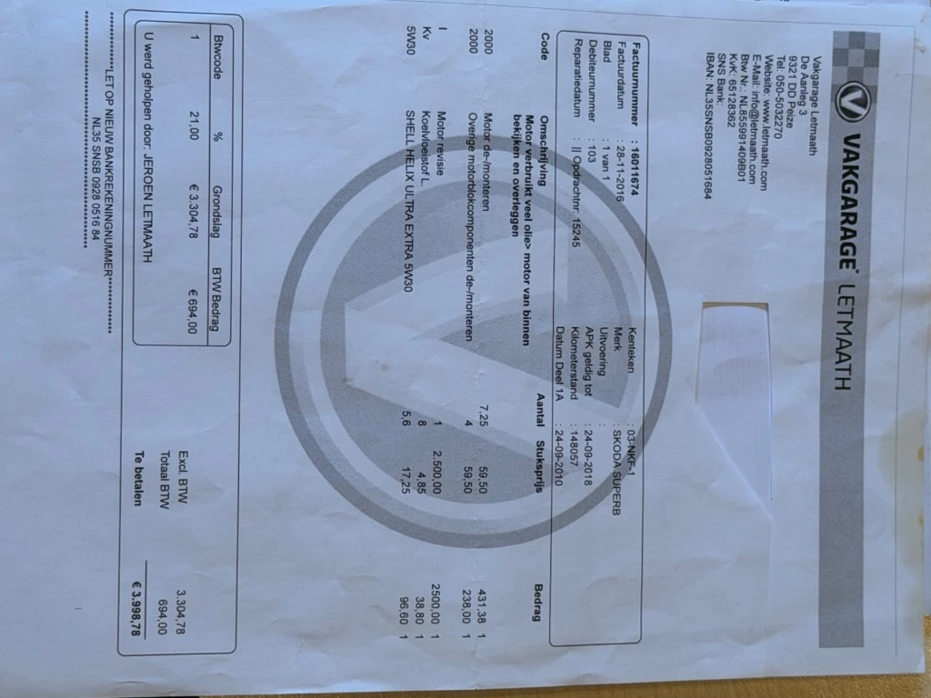 Hoofdafbeelding Škoda Superb