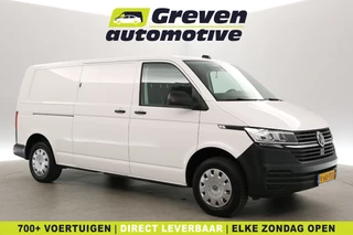 Volkswagen Transporter 2.0 TDI L2H1 | Airco | Cruise | Carplay | 3 Zits | Trekhaak | Parkeersens. | Stoelverw.