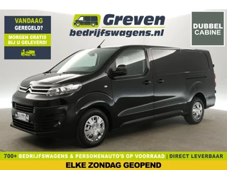 Citroën Jumpy 2.0 BlueHDI L3H1 | Dubbele Cabine | 6 Persoons | 360Camera 2xSchuifdeur Airco Cruise Carplay PDC Navi Elektrpakket