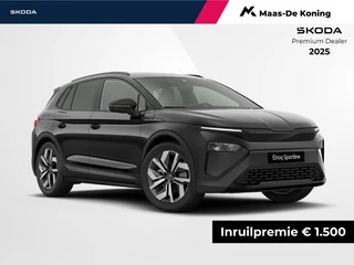Škoda Elroq Sportline Elektromotor 150 kW/204 Elektromotor Black Magic | 20 inch Vega Velgen | Private lease v.a. €481,- p/m | | €1500,- inruilpremie