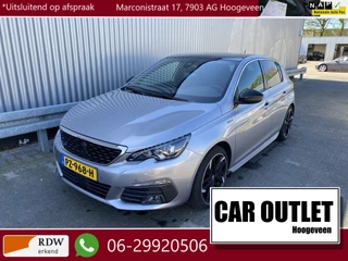 Peugeot 308 1.2 PureTech GT-line 155Dkm.NAP, Clima, Pano, CarPlay, CC, PDC & 360 Cam, LM, Afn.Trekh, nw. APK – Inruil Mogelijk –