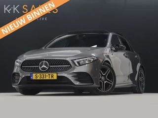 Mercedes-Benz A-Klasse 200 AMG Sport [SCHUIFKANTELDAK, SFEERVERLICHTING, ACHTERUITRIJCAMERA, STOELVERWARMING, FLIPPERS, LED, CRUISE, NIEUWSTAAT]