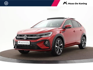 Hoofdafbeelding Volkswagen Taigo Volkswagen Taigo 1.0 Tsi 110pk DSG R-Line Business · Camera · Panoramadak · Apple/Android Car Play · Navi · P-Sensoren · Stoelverwarming · 18'' Inch · Garantie t/m 13-11-2027 of 100.000KM