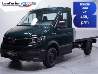 MAN TGE 2.0 TDI 140 pk L3 Pick Up / Open Laadbak Airco Apple Carplay, Cruise Control, LxBxH 345x203x40 cm, 2-Zits