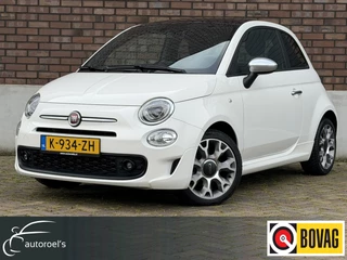 Fiat 500 1.0 Hybrid Rockstar / Panoramadak / Clima / Navi-Apple CarPlay-Android / 1e Eigenaar / Fiat Dealer Onderhouden / NED-Fiat