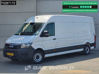 MAN TGE 3.140 L4H3 Trekhaak Airco Cruise Camera Parkeersensoren Euro6 L3H2 15m3 Airco Trekhaak Cruise control