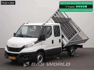 Iveco Daily 35S16 Automaat 3 zijdige Kipper Dubbel Cabine 3.5t trekhaak Benne Kieper Tipper Airco Trekhaak