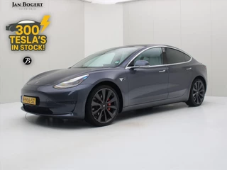Tesla Model 3 Performance AWD 486pk 75 kWh [ WIT LEDER+AUTOPILOT+530KM WLTP+PREMIUM AUDIO ]