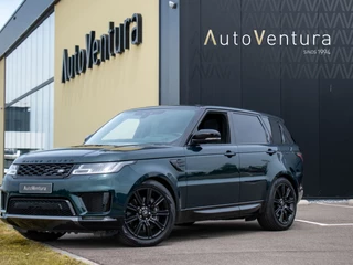 Land Rover Range Rover Sport P400e HSE Dynamic Black Pack | Meridian | Schuif- /kantel Pano | Head-Up | British Racing Green Metallic | UNIEK!