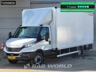 Iveco Daily 70C18 3.0L 180PK Laadklep 7tons Bakwagen Luchtvering Dubbellucht 2025model ACC Navi Camera Airco Meubelbak Koffer 35m3 Airco