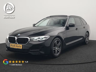 BMW 5 Serie Touring 530e Executive Plug In Hybrid 293pk Dealer O.H. PHEV | Panodak | 360 Camera | Lederen Sportstoelen Verwarmd | Sfeerverlichting | Apple Carplay | Navigatie | Virtual | DAB |
