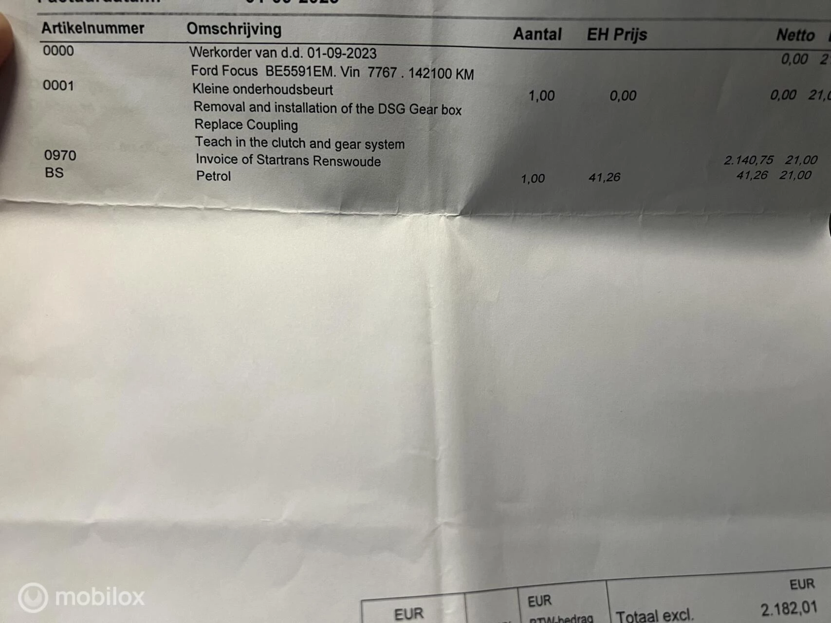 Hoofdafbeelding Ford Focus