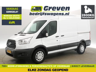 Ford Transit 350 2.0 TDCI L2H2 170PK 2800KG Trekgew. Trekhaak Airco Cruise 2xSchuifdeur PDC Elektrpakket