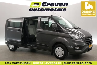 Ford Transit Custom 2.0 TDCI L2H1 Limited | DC | 6 Zits | Airco | Cruise | Carplay | 2800KG Trekgew. | Trekhaak | Parkeersens.