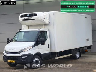 Iveco Daily 70C18 Bi Temp Koelwagen 1000KG Laadklep Automaat Dubbellucht Koelwagen Airco Cruise Camera Euro6 Koel Koeler Koelwagen Kühl Kühlwagen Kühlkoffer Vries Vriezer Vrieswagen Frigo Airco Cruise control