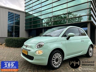 Hoofdafbeelding Fiat 500 Fiat 500 1.2 Lounge Cabrio Airco Nieuwe model apk tot 2027!