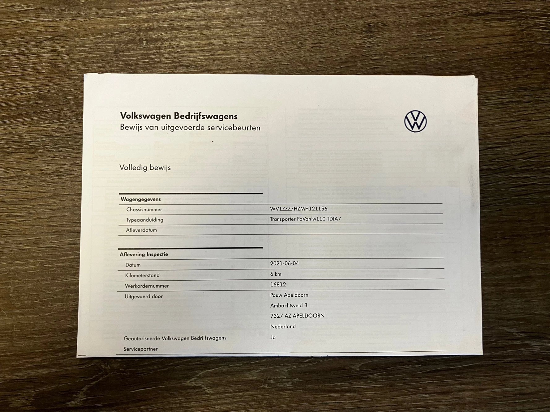 Hoofdafbeelding Volkswagen Transporter