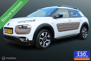 Citroen C4 Cactus 1.2 110 PK PureTech Shine, Pdc voor + achter + camera, Cruise, Navi, Clima, 17 Inch, Donker glas, Wit metallic lak