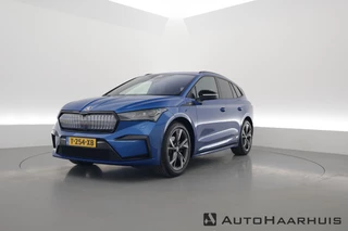 Hoofdafbeelding Škoda Enyaq iV Škoda Enyaq iV 80 Sportline | Crystal Light | HUD | Travel Assist | Camera | Stoel- Stuurverw.