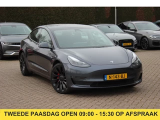 Tesla Model 3 Performance AWD 75 kWh / SoH 90,3% / Autopilot / Panoramadak / Camera / Leder / 20'' / Leder / Premium Audio / Warmtepomp