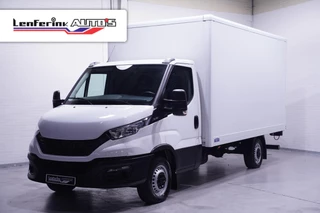 Iveco Daily 35S16 160 pk Bakwagen met Laadklep Airco ECC Audio DAB+, Enkel Lucht, LxBxH 415x214x208 cm, 3-Zits