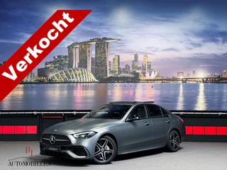 Mercedes-Benz C-Klasse C300 e AMG MatteGrijs|Memory|HeadUp|Sfeer|Panorama|360cam