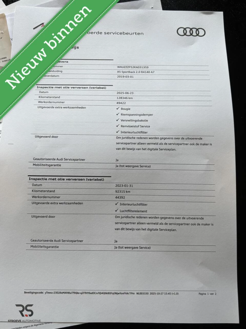 Hoofdafbeelding Audi A5