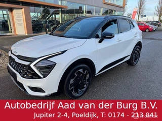 Kia Sportage 1.6T PHEV  AWD GT-PlusLine  , Dodehoek detectie , Parkeer assistent , Electr achterklep , Keyless , Electr verstelbare stoelen met geheugen , Meest luxe uitvoering ,  65km volledig electrische  rijden  hierna Hybride
