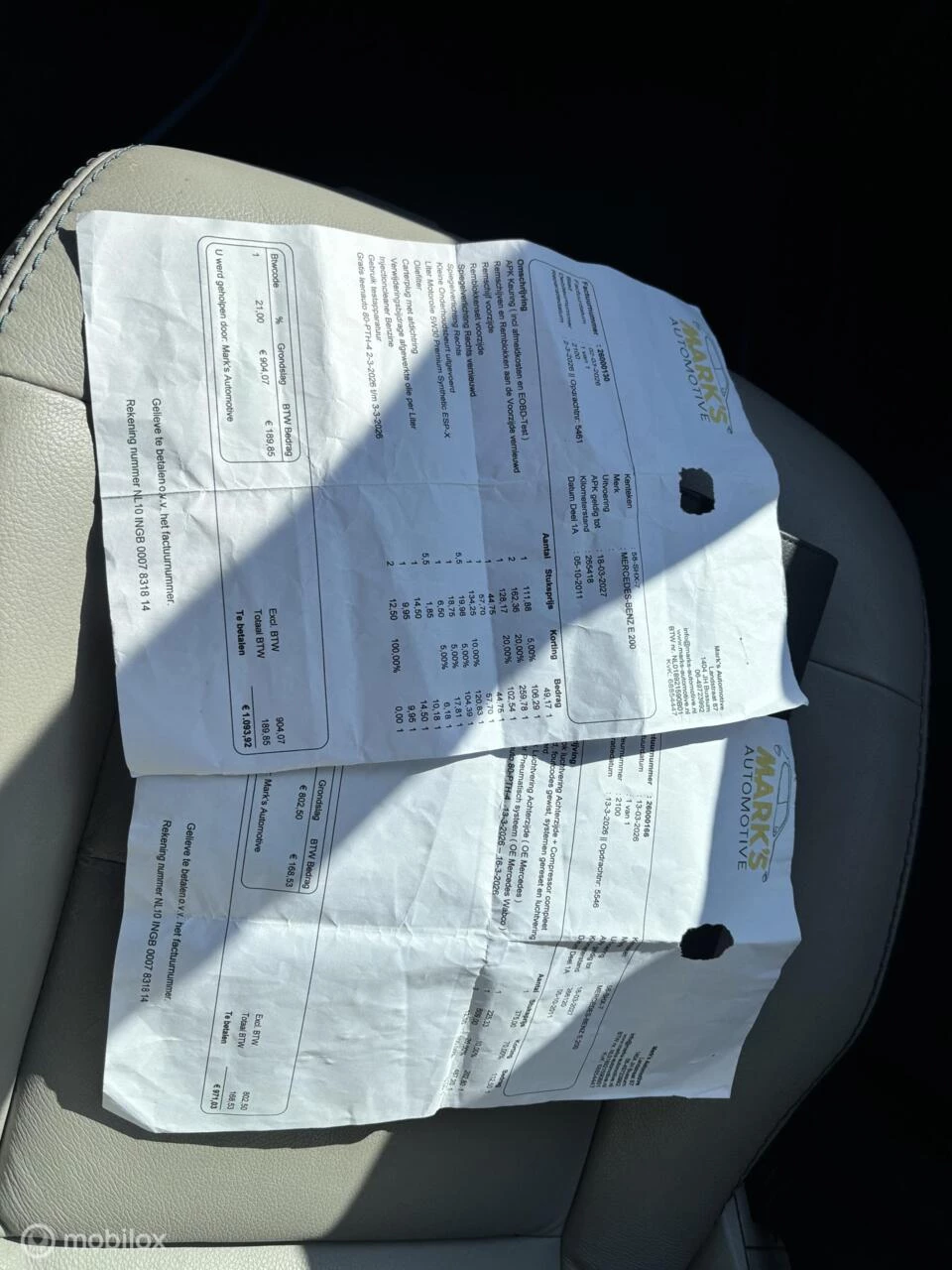 Hoofdafbeelding Mercedes-Benz E-Klasse