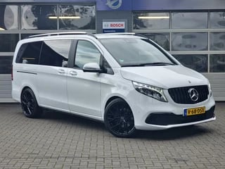 Mercedes V-klasse 220d Lang DC|leer|20-inch|dubbele schuifdeur|LED|trekhaak|