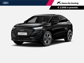 Hoofdafbeelding Audi Q4 Sportback e-tron Audi Q4 Sportback e-tron 45 quattro S Edition Competition 286 PK · Assistentiepakket plus · Comfortpakket · Lichtpakket plus ambient light