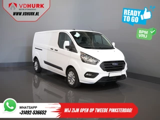 Ford Transit Custom 300 2.0 TDCI 130 pk Aut. L2 BPM VRIJ! Ready2Go 2xSchuifdeur/ Standkachel/ Stoelverw./ Carplay/ Cruise/ PDC V+A/ Camera