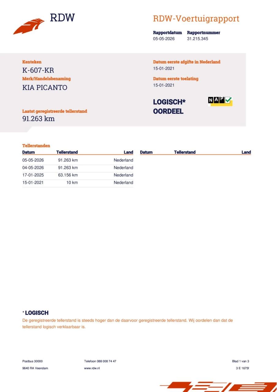 Hoofdafbeelding Kia Picanto