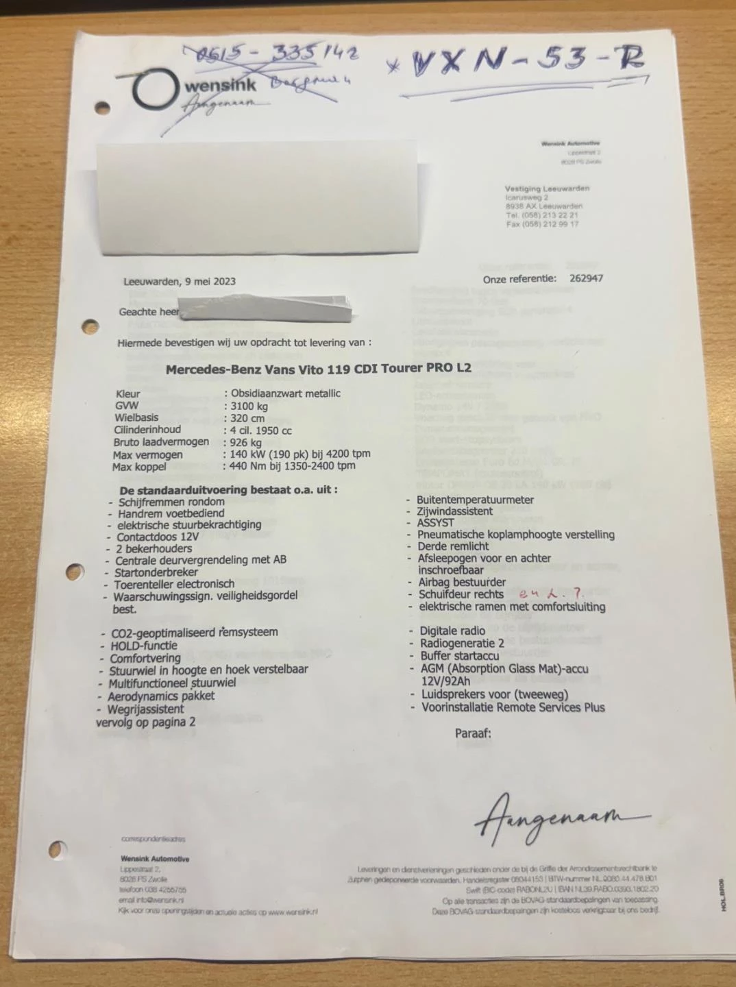 Hoofdafbeelding Mercedes-Benz Vito