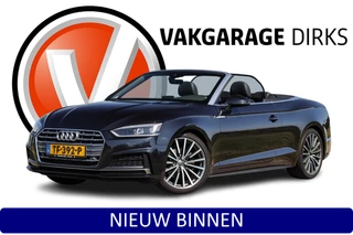 Audi A5 Cabriolet 2.0 TFSI Aut7 S-Line ✅ Leder ✅ Sportonderstel ✅ Stoelverwarming
