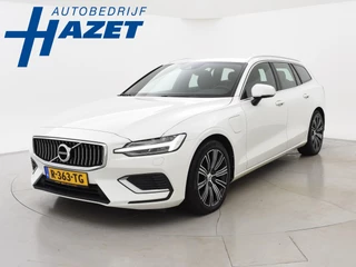 Volvo V60 2.0 T6 Recharge 340 PK AWD INSCRIPTION + ADAPTIVE CRUISE | CARPLAY | HARMAN KARDON | LEDER | STOELVERW. V+A