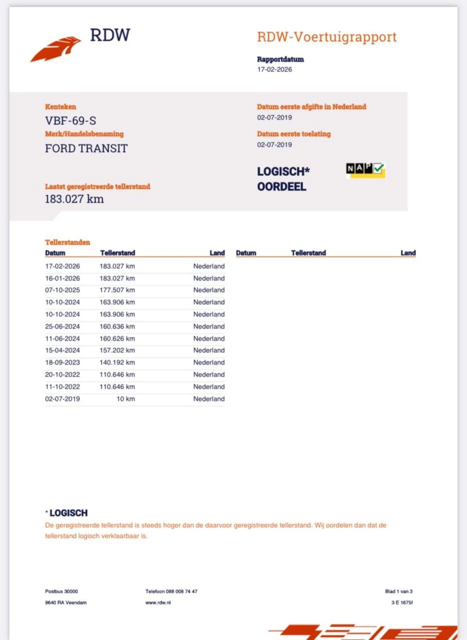 Hoofdafbeelding Ford Transit