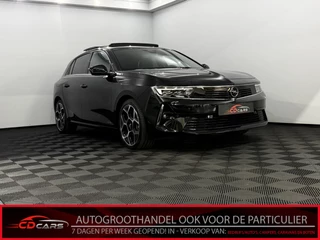 Opel Astra 1.6 Turbo Plug In Hybrid Ultimate Panoramadak, 360 Camera, Navi, Head-up display, Memory stoelen, Keyless start, Cruise control, Half leder