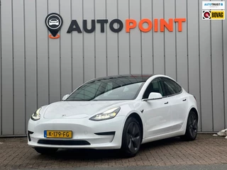 Hoofdafbeelding Tesla Model 3 Tesla Model 3 Standard RWD Plus 60 kWh SOH 91% |1E EIG|DEALEROND|CAMERA|PANO|LEDER|STOELVRM