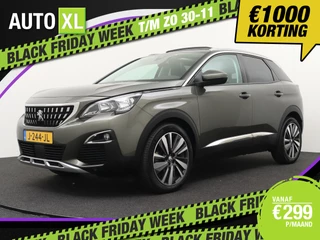 Peugeot 3008 1.2T Aut. 131 PK Premium Pano-dak H-leder Camera 19'LMV  