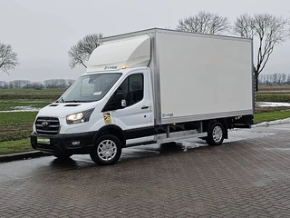 Hoofdafbeelding Ford E-Transit Ford E-Transit 390 L3 Trend 89 kWh electrisch, gesloten laadbak, laadklep, zijdeur, airco, automaat, navi, spoiler, NIEUW!!