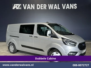 Ford Transit Custom 2.0 TDCI 170pk Automaat L2H1 Dubbele Cabine Euro6 Airco | 5-Zits | Camera | Navigatie | Apple Carplay | LED Android Auto, Stoelverwarming, Verwarmde voorruit, Parkeersensoren, Trekhaak