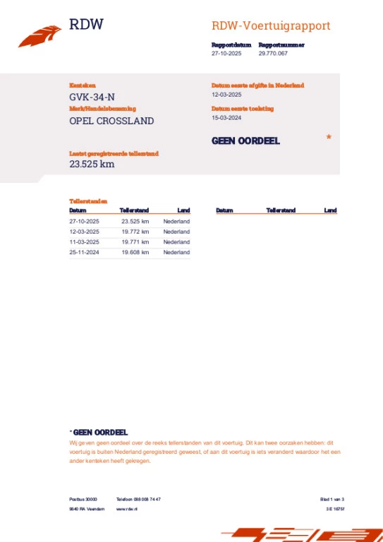 Hoofdafbeelding Opel Crossland